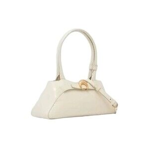 Marine Serre Crocodile-Embossed Shoulder Bag With Gold Clasp - NWT